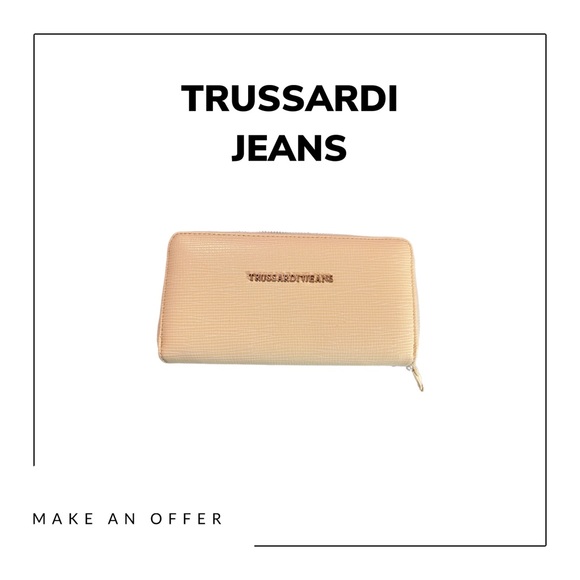 TRUSSARDI JEANS Cream Wallet - Picture 1 of 7